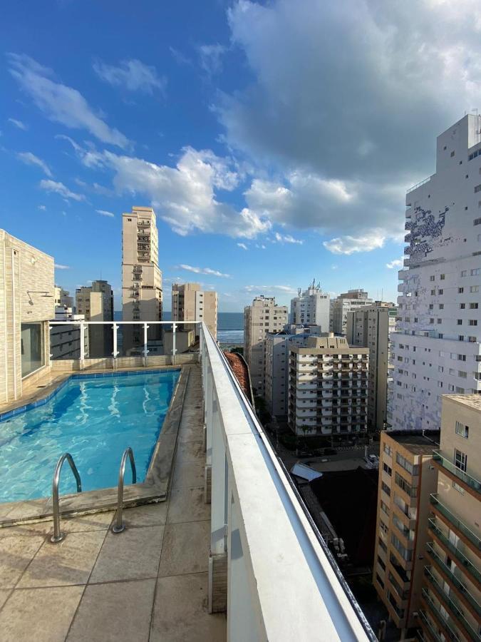 Flat - Acomoda Ate 4 Hospedes - Bairro Do Gonzaga - Santos Sp 外观 照片