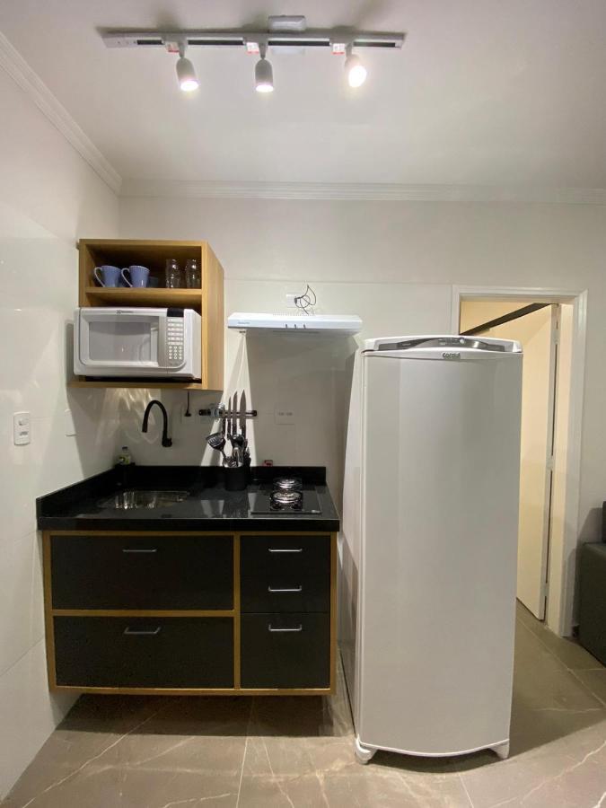 Flat - Acomoda Ate 4 Hospedes - Bairro Do Gonzaga - Santos Sp 外观 照片